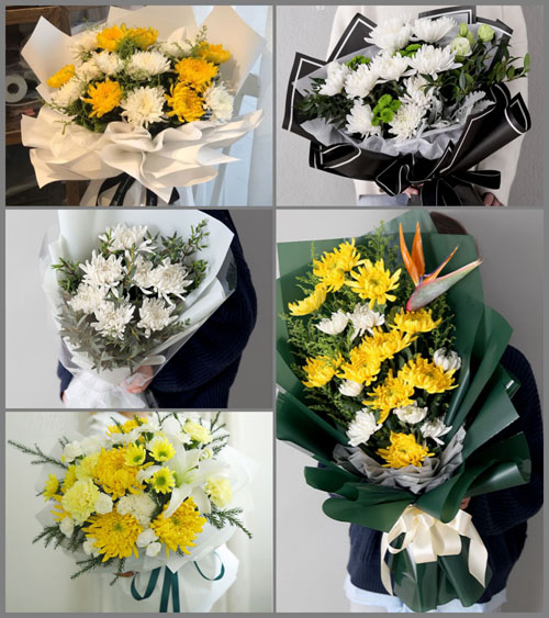 黑龙江齐齐哈尔依安县红旗马场白事花束代送